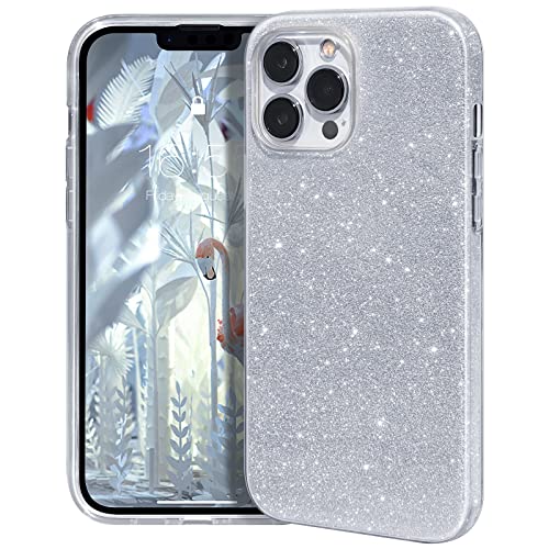 MATEPROX Glitzern Handyhülle Kompatibel mit iPhone 14 Pro Hülle Schutzhülle Sprühen Glänzend Bling Dünnes Hülle für iPhone 14 Pro 6,1'' 2022-Silber MATEPROX Glitzern Handyhülle Kompatibel mit iPhone 14 Pro Hülle Schutzhülle Sprühen Glänzend Bling Dünnes Hülle für iPhone 14 Pro 6,1'' 2022-Silber von MATEPROX