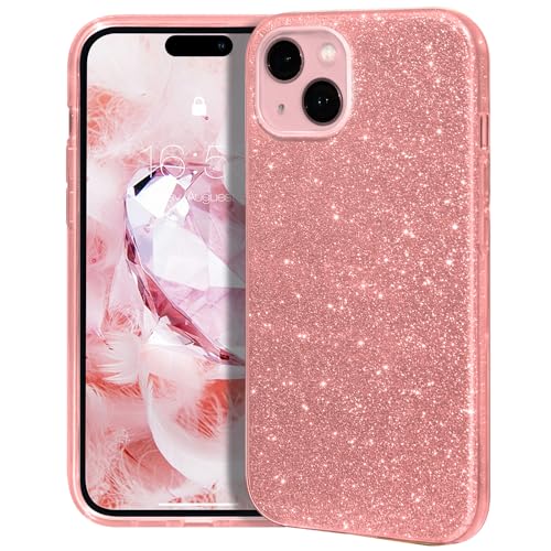 MATEPROX Glitzern Handyhülle Kompatibel mit iPhone 15 Hülle Schutzhülle Sprühen Glänzend Bling Dünnes Hülle für iPhone 15 6,1'' 2023-Rosa MATEPROX Glitzern Handyhülle Kompatibel mit iPhone 15 Hülle Schutzhülle Sprühen Glänzend Bling Dünnes Hülle für iPhone 15 6,1'' 2023-Rosa von MATEPROX
