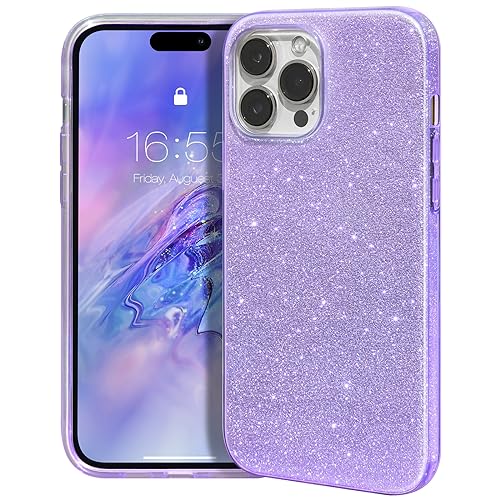 MATEPROX Glitzern Handyhülle Kompatibel mit iPhone 15 Ultra Hülle Schutzhülle Sprühen Glänzend Bling Dünnes Hülle für iPhone 15 Ultra 6,7'' 2023-Lila MATEPROX Glitzern Handyhülle Kompatibel mit iPhone 15 Ultra Hülle Schutzhülle Sprühen Glänzend Bling Dünnes Hülle für iPhone 15 Ultra 6,7'' 2023-Lila von MATEPROX