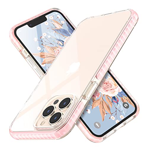 MATEPROX Transparent Handyhülle Kompatibel mit iPhone 14 Pro Hülle Anti-Gelb Starre PC Rückseite Fall Stoßfest Stoßfänger Schutzhülle für iPhone 14 Pro 6,1'' 2022-Rose MATEPROX Transparent Handyhülle Kompatibel mit iPhone 14 Pro Hülle Anti-Gelb Starre PC Rückseite Fall Stoßfest Stoßfänger Schutzhülle für iPhone 14 Pro 6,1'' 2022-Rose von MATEPROX