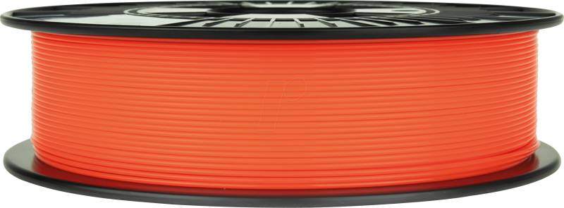 M4P 20500211141 - PLA-Filament, 1,75 mm, Leuchtorange, 0,75 kg von MATERIAL 4 PRINT