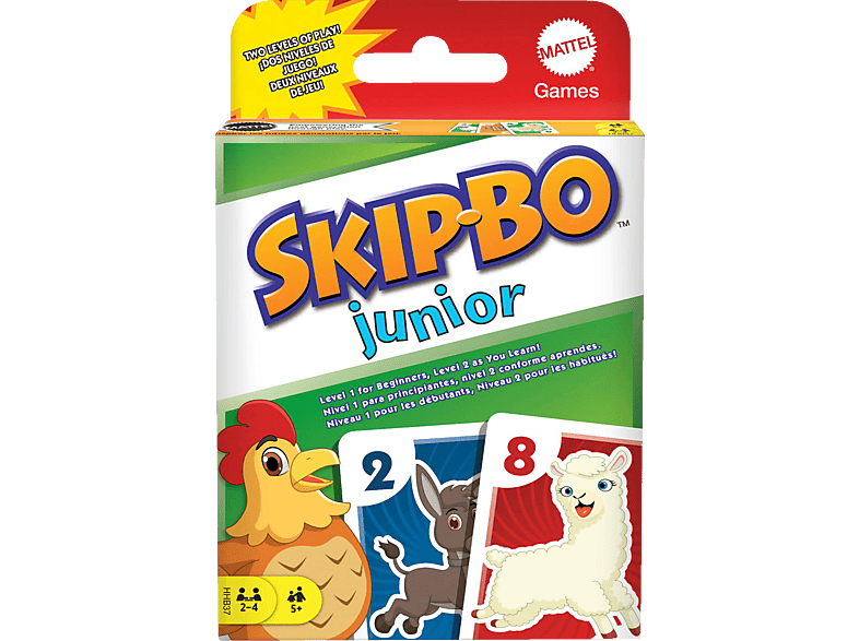 MATTEL GAMES Skip-Bo Junior Kartenspiel Mehrfarbig MATTEL GAMES Skip-Bo Junior Kartenspiel Mehrfarbig von MATTEL GAMES