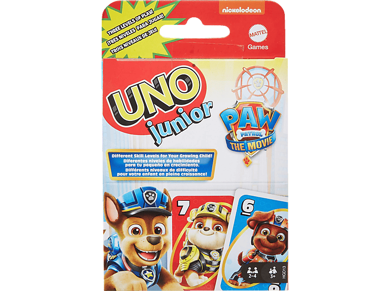 MATTEL GAMES UNO Junior PAW Patrol Kartenspiel Mehrfarbig von MATTEL GAMES