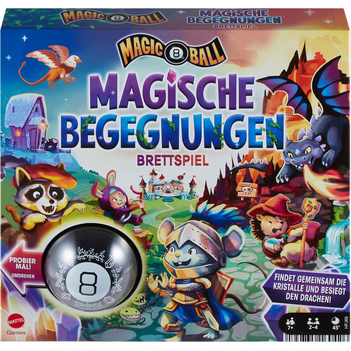 Magic 8 Ball - Magische Begegnungen, Brettspiel von MATTEL GAMES