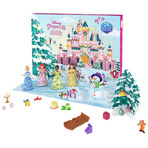 Mattel GAMES Adventskalender Disney Princess mehrfarbig von MATTEL GAMES