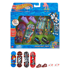 Mattel GAMES Fingerboard Skate & Schuhe 4er mehrfarbig von MATTEL GAMES