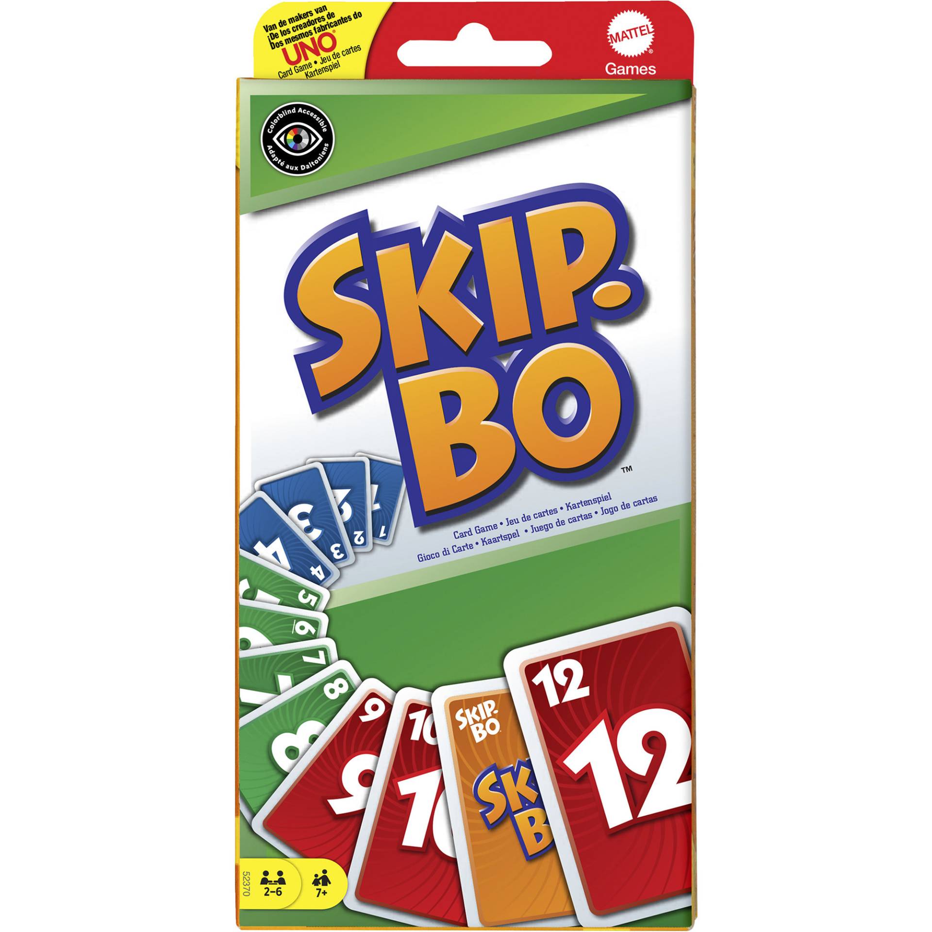 Skip-Bo, Kartenspiel Skip-Bo, Kartenspiel von MATTEL GAMES