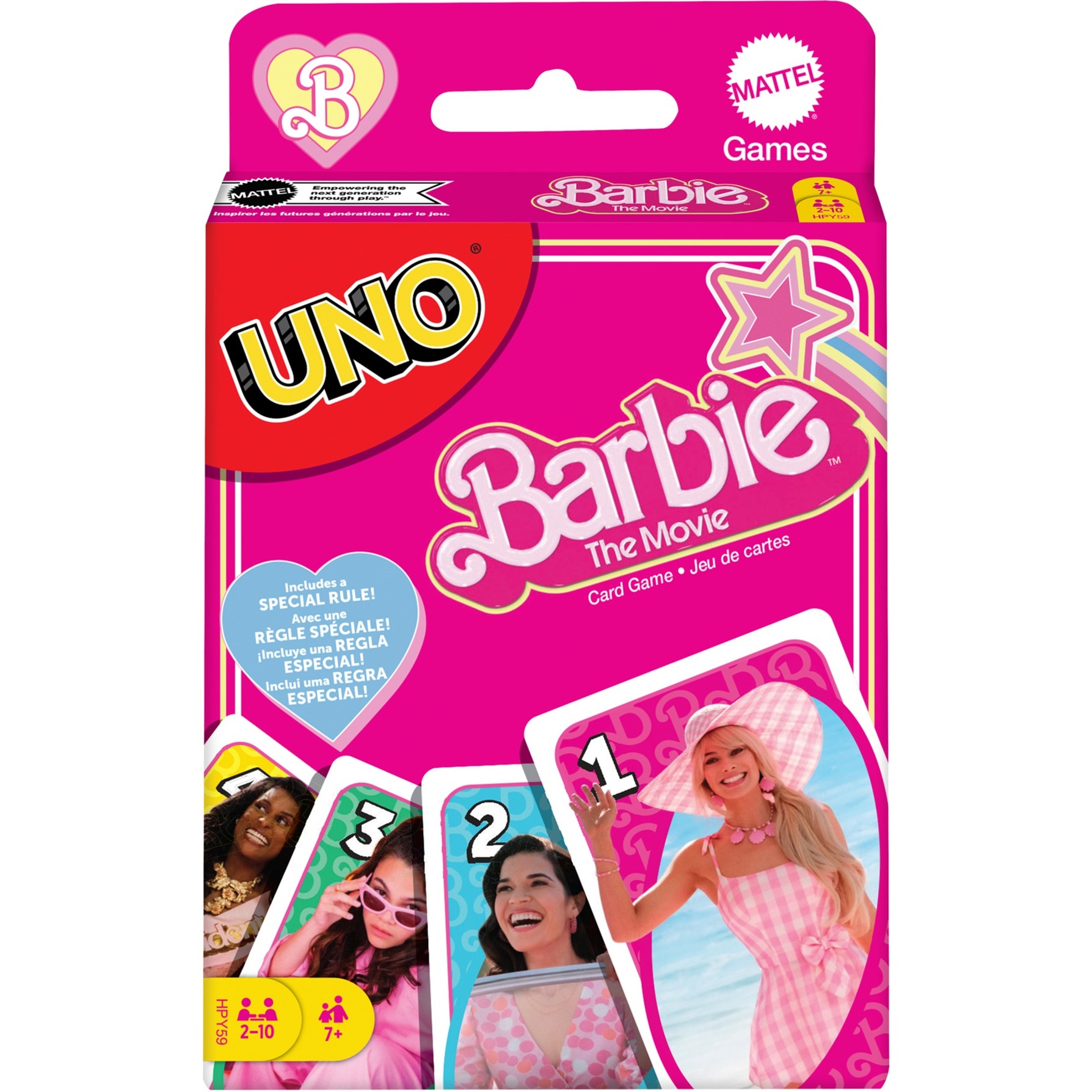 UNO Barbie The Movie, Kartenspiel von MATTEL GAMES