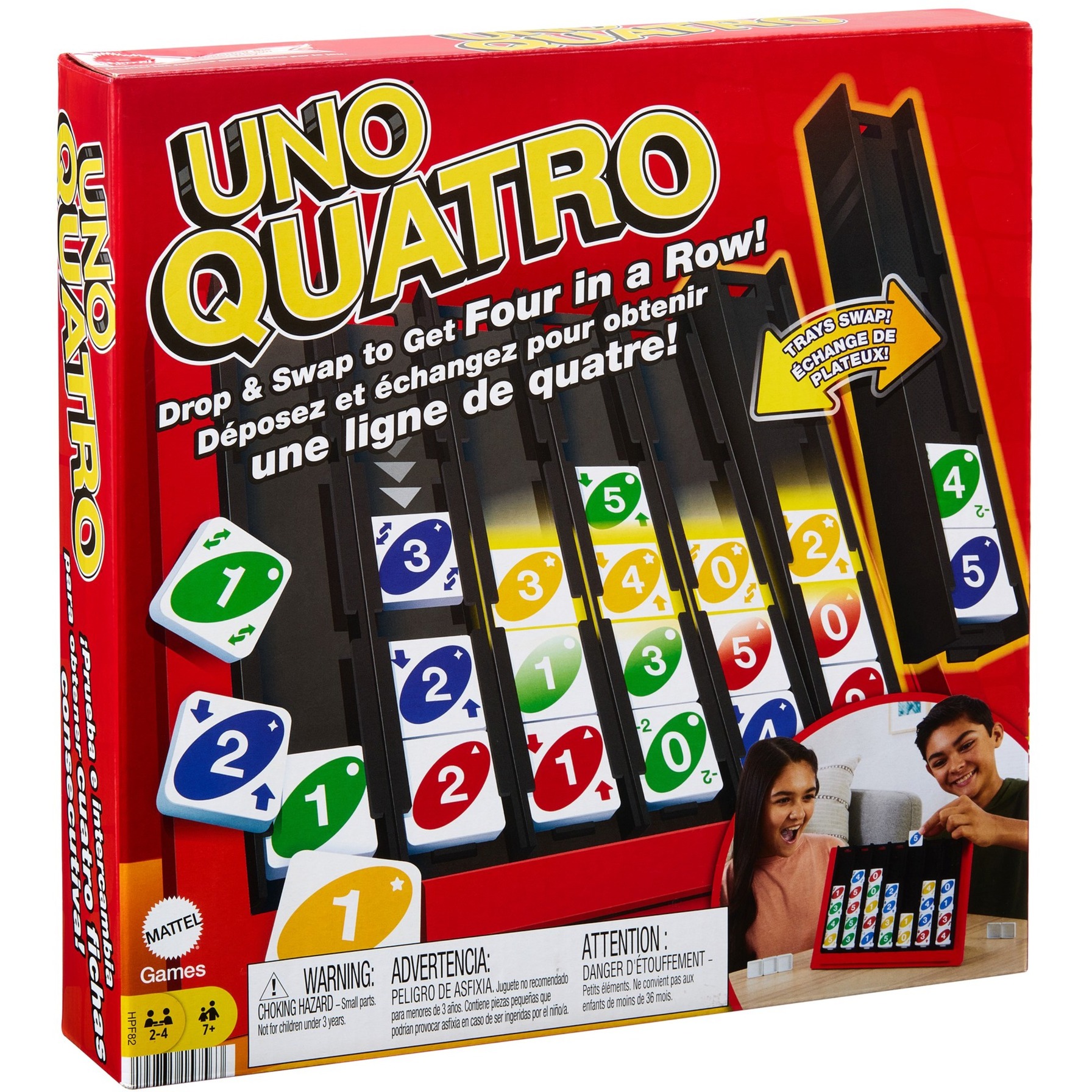 UNO Quatro, Brettspiel von MATTEL GAMES