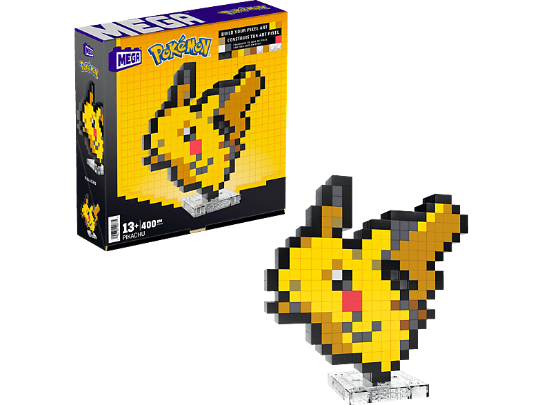 MATTEL MEGA Pokémon - Pikachu Pixel Bausatz, Gelb von MATTEL