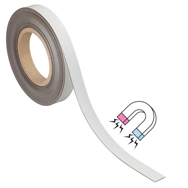 MAUL Magnetband 2,0 x 1000,0 cm weiß von MAUL