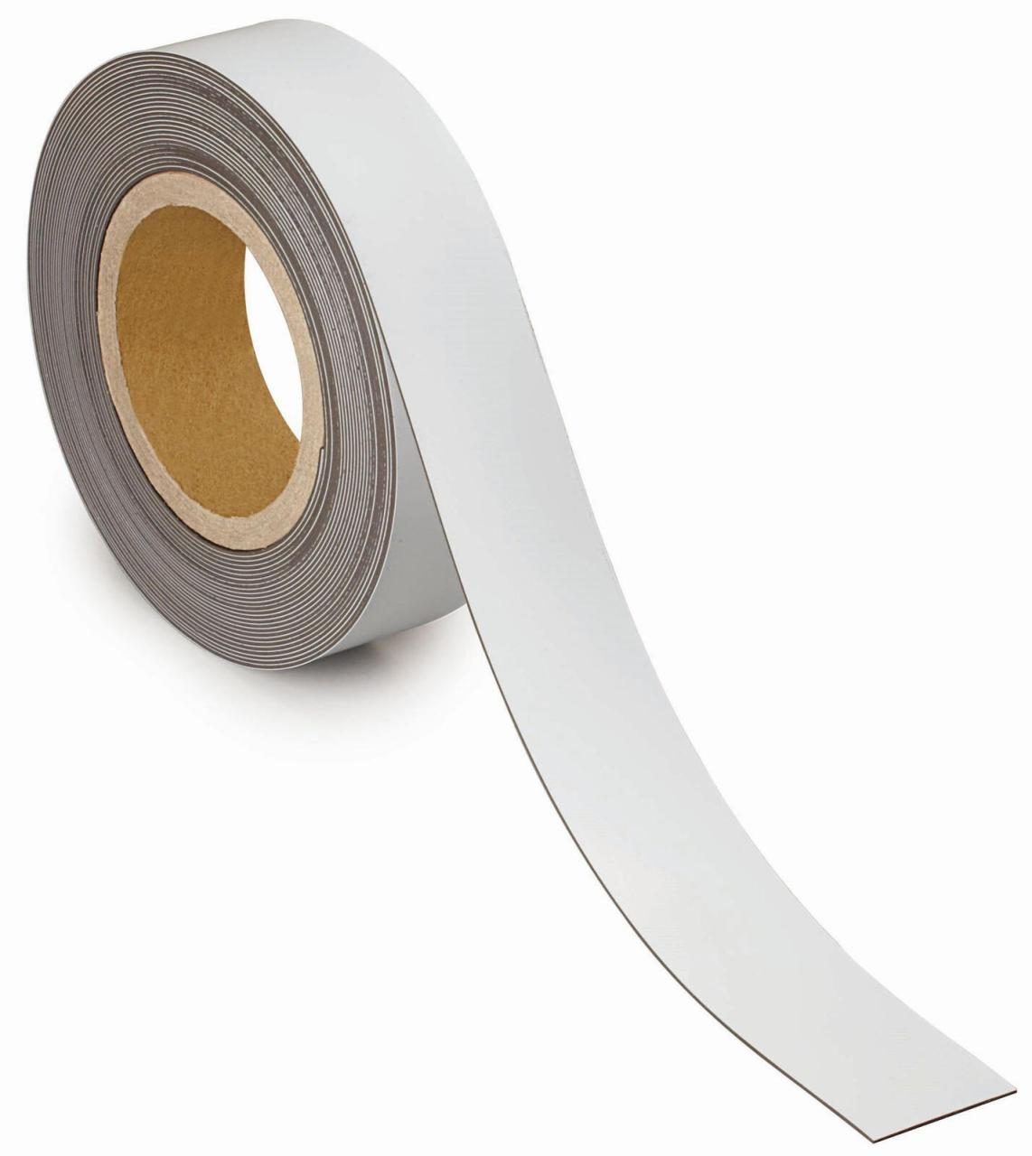 MAUL Magnetband 4,0 x 1000,0 cm weiß von MAUL