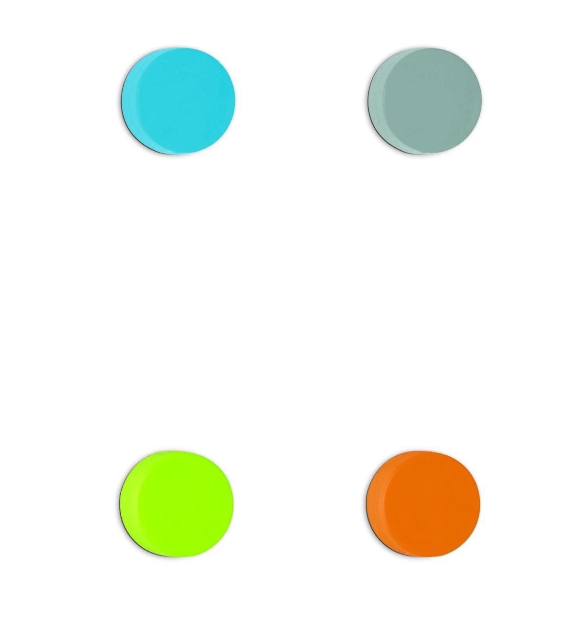 MAUL Magnete Ø 1,46 x 0,9 je 2x blau, grau, grün, orange MAUL Magnete Ø 1,46 x 0,9 je 2x blau, grau, grün, orange von MAUL