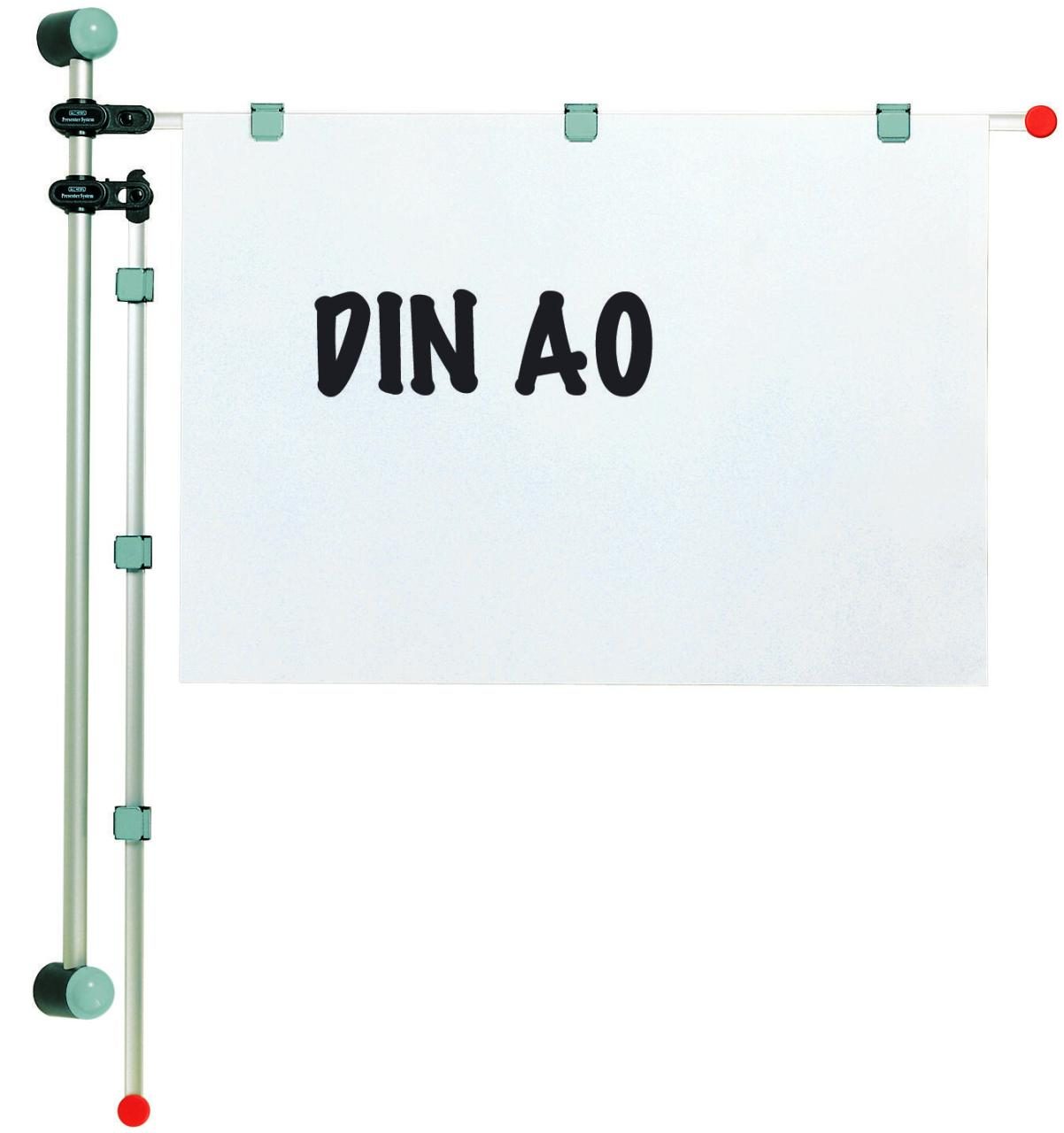 MAUL Planhalter 132 cm Wandmontage silber MAUL Planhalter 132 cm Wandmontage silber von MAUL