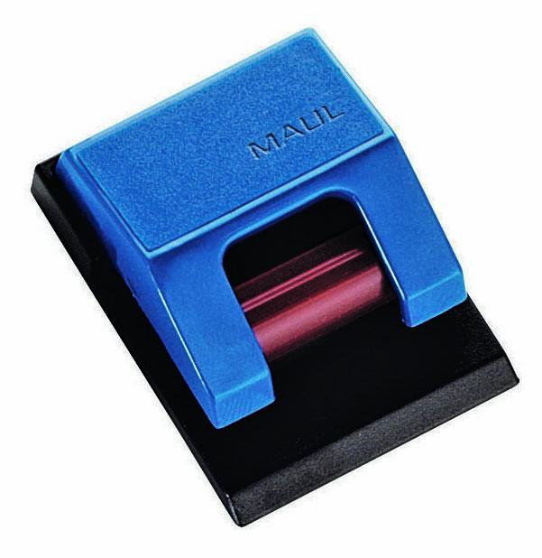MAUL Rollenclips 3.3 cm selbstklebend, Wandmontage blau von MAUL