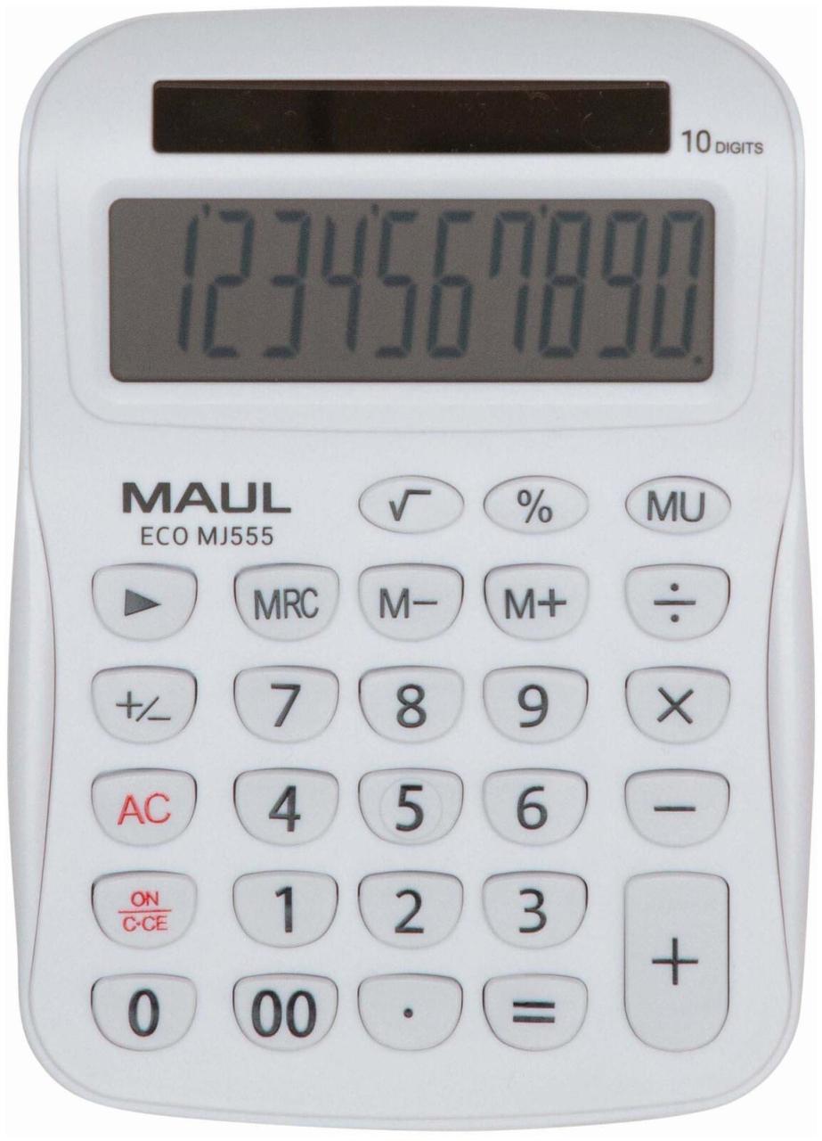 MAUL Tischrechner ECO MJ555 weiß von MAUL