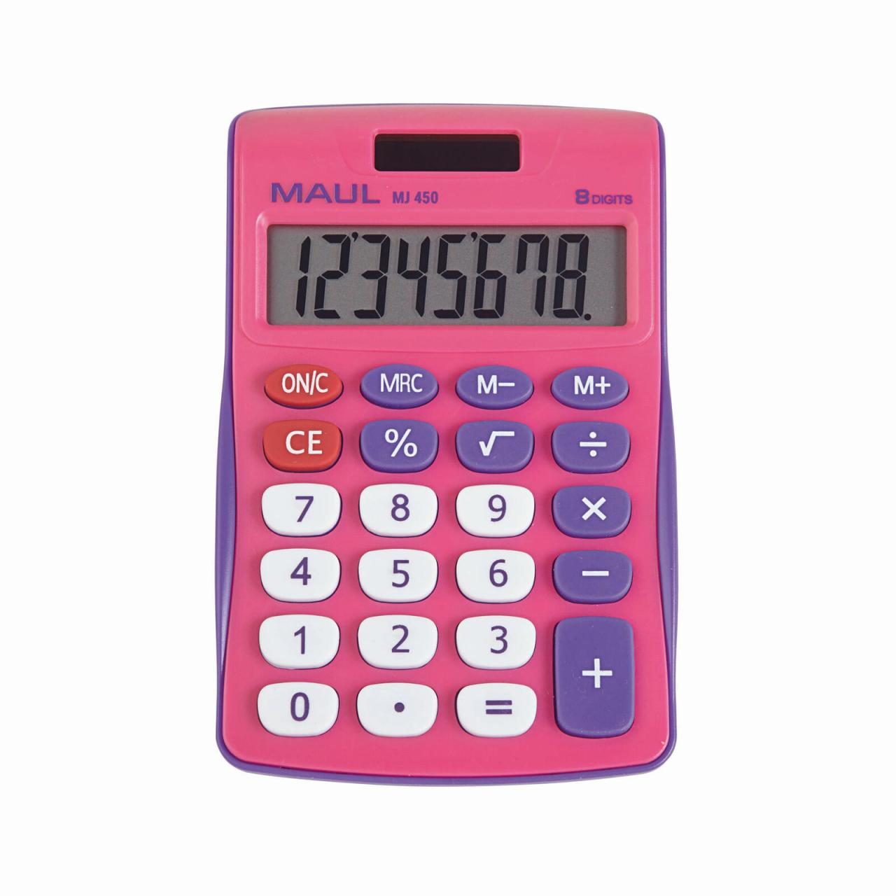 MAUL Tischrechner MJ450 pink von MAUL