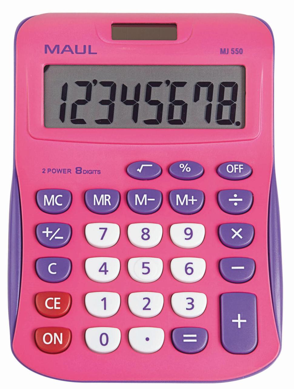 MAUL Tischrechner MJ550 pink von MAUL