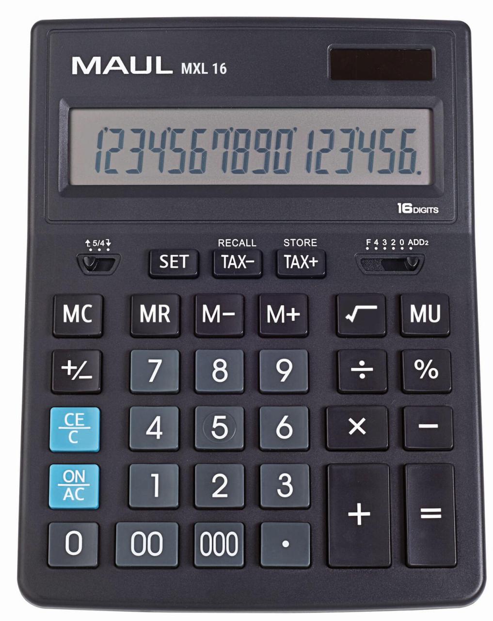 MAUL Tischrechner MXL 16 schwarz von MAUL