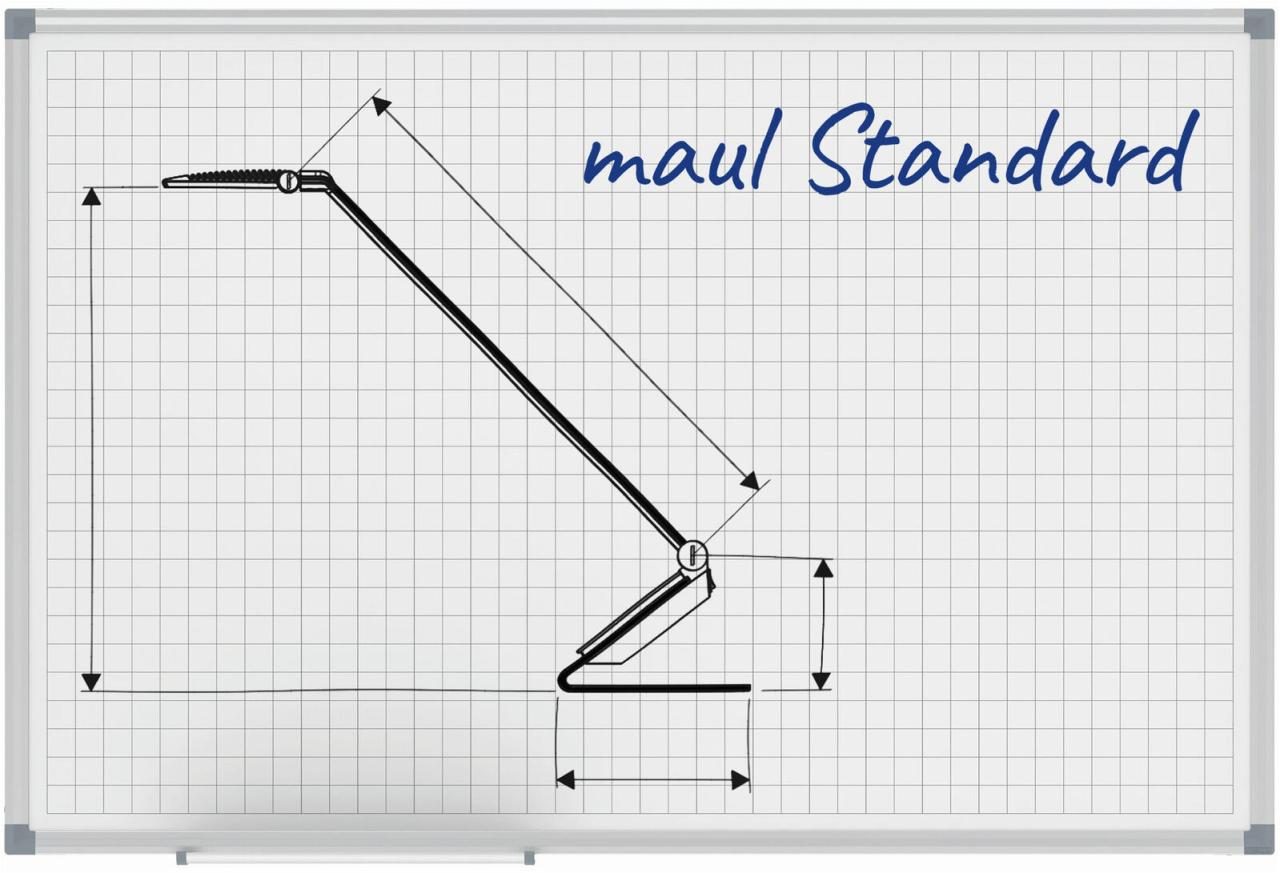 MAUL Whiteboards Whiteboard Raster 2x2cm 60x90 90,0 x 60,0 cm spezialbeschich... von MAUL