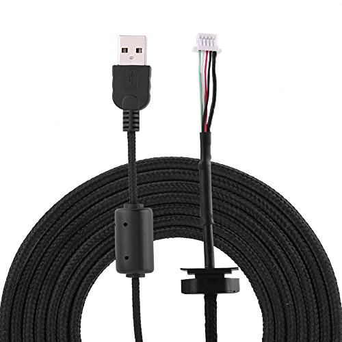 Mavis Laven Maus Kabel, 2 Meter USB-Maus Linie Draht Kabel Ersatz Reparatur Zubehör für Logitech G9 / G9X Spielmaus von MAVIS LAVEN