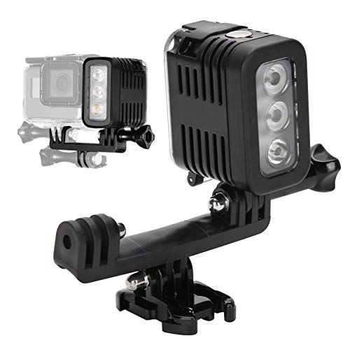 Tauchfülllicht Tragbares 30M Wasserdichtes LED-Video-Tauchfülllicht Unterwasser LED-Videoleuchte Unterwasser für GoPro Hero 4 Motion Kamera für Sportkamera Tauchfülllicht von MAVIS LAVEN