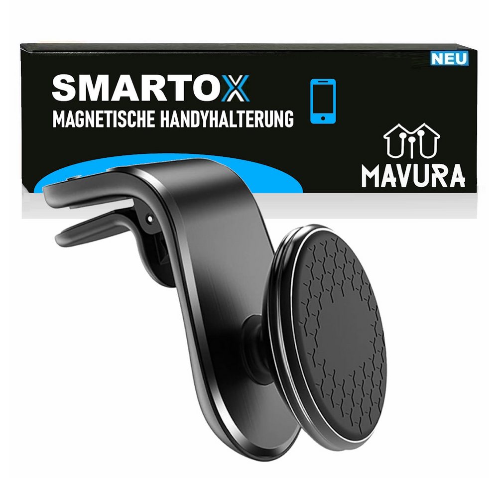 MAVURA SMARTOX Magnetische KFZ Auto Handyhalterung Smartphonehalterung Handy-Halterung, (magnet für Belüftung Lüftungsschlitze 360) von MAVURA