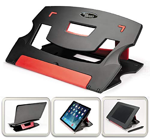 MAX SMART Tablet Zeichnung Stand, Laptop Stand, lesepult, falte, Portable und einstellbare Winkel Ergo View für 15-Zoll-Laptop, digital-grafikdiagramm-tablette, (rot) von MAX SMART