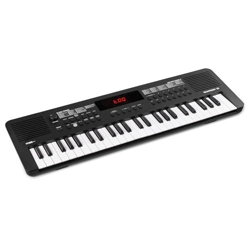 MAX Rhapsody MIDI Keyboard 49 Tasten – USB MIDI Controller für FL Studio, GarageBand & DAW - Kompaktes Keyboard Piano für Musikproduktion - Electric Piano für Einsteiger von MAX