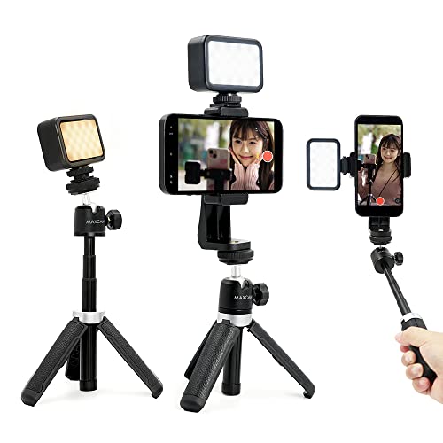 MAXCAM Bi-Color LED Video Licht auf Kamera Zubehör Kit Bundle beinhaltet LED Fülllicht und Telefonclip, Beleuchtungsdauer 2 Stunden, dimmbare 3200K-6700K und Helligkeits 1080 Lumen MAXCAM Bi-Color LED Video Licht auf Kamera Zubehör Kit Bundle beinhaltet LED Fülllicht und Telefonclip, Beleuchtungsdauer 2 Stunden, dimmbare 3200K-6700K und Helligkeits 1080 Lumen von MAXCAM