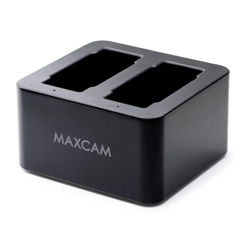 MAXCAM Dual Akku Ladegerät mit Typ-C USB Kabel für GoPro Hero 13 Black Enduro Akku MAXCAM Dual Akku Ladegerät mit Typ-C USB Kabel für GoPro Hero 13 Black Enduro Akku von MAXCAM