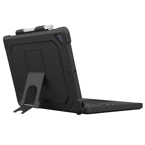 MAXCases Extreme KeyCase-T mit Smart-Anschluss und Trackpad für iPad Pro 27,9 cm (11 Zoll), 5. Generation 2022 (nicht abnehmbar) (schwarz) von MAXCases
