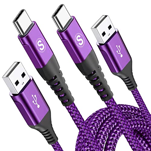 [2Stück 2m] USB C Kabel 3.1A Schnellladung Ladekabel Type C Kabel für iPhone 15 Plus Pro Max,Samsung Flip/Fold 3/4/5 S24 S23 S22 S21 S20 S10 S9 S8 A14/13/12 A34/A33 A54/53/52s/51/50 A21s/23,Pixel 8/7 von MAXGROUP
