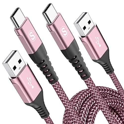 [2Stück 3 m] USB C Kabel 3.1A Schnellladung Ladekabel Type C Kabel für iPhone 15 Plus Pro Max,Samsung Flip/Fold 3/4/5 S24 S23 S22 S21 S20 S10 S9 S8 A14/13/12 A34/A33 A54/53/52s/51/50 A21s/23,Pixel 8/7 von MAXGROUP