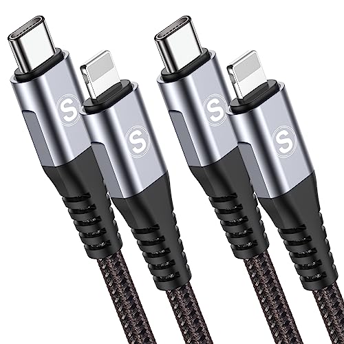 USB C Ligtning Kabel [2Stück 2M],MAXGROUP i Phone Ladekabel Power Delivery Nylon Typ C to Ligtning Ladekabel für i Phone 14/i Phone 13/13 Pro/13 Pro Max/13 Mini/12/12 Pro Max/12 Mini/11 Pro/X/XS/XR/8 von MAXGROUP