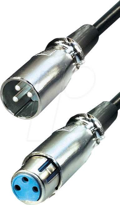 MATR A126-3L - Mikrofonkabel, XLR Stecker / Kupplung, 3,0 m von MAXTRACK