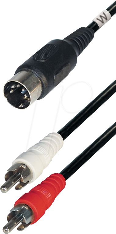 MATR A29WL - Audio Kabel, 5-pol DIN auf 2x Cinch, 1,5 m von MAXTRACK
