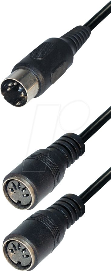 MATR A41L - Audio Kabel, 5-pol DIN Stecker/2x Buchse, 0,2 m von MAXTRACK