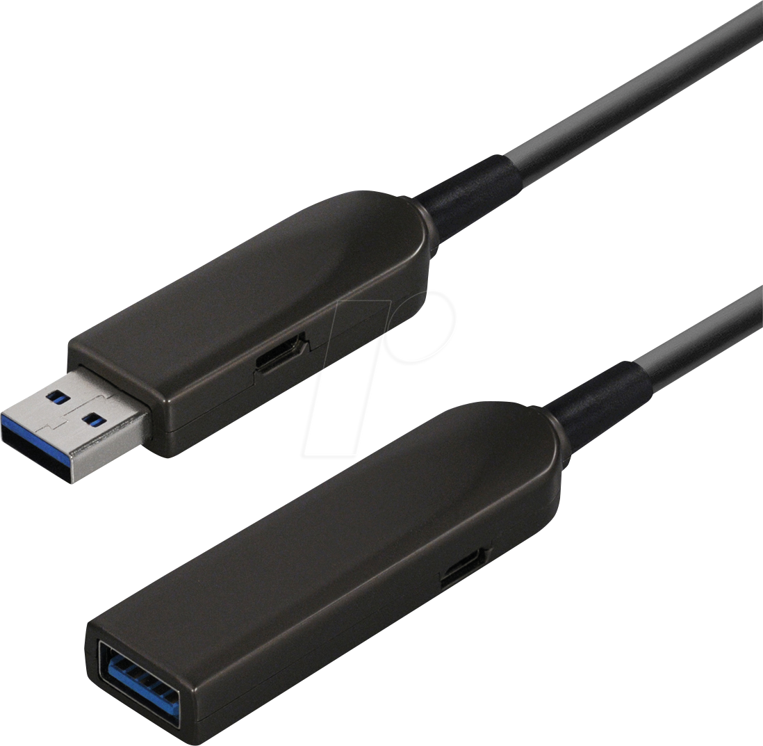 MATR C 506-10 ML - USB 3.1 Glasfaser Kabel, USB-A auf USB-A Buchse, 10 m von MAXTRACK