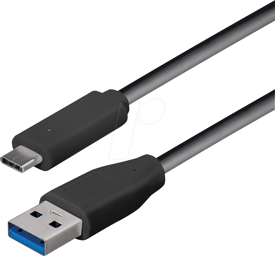 MATR C511-2L - USB 3.0 Kabel, A Stecker auf C Stecker, LED, 1,8 m von MAXTRACK