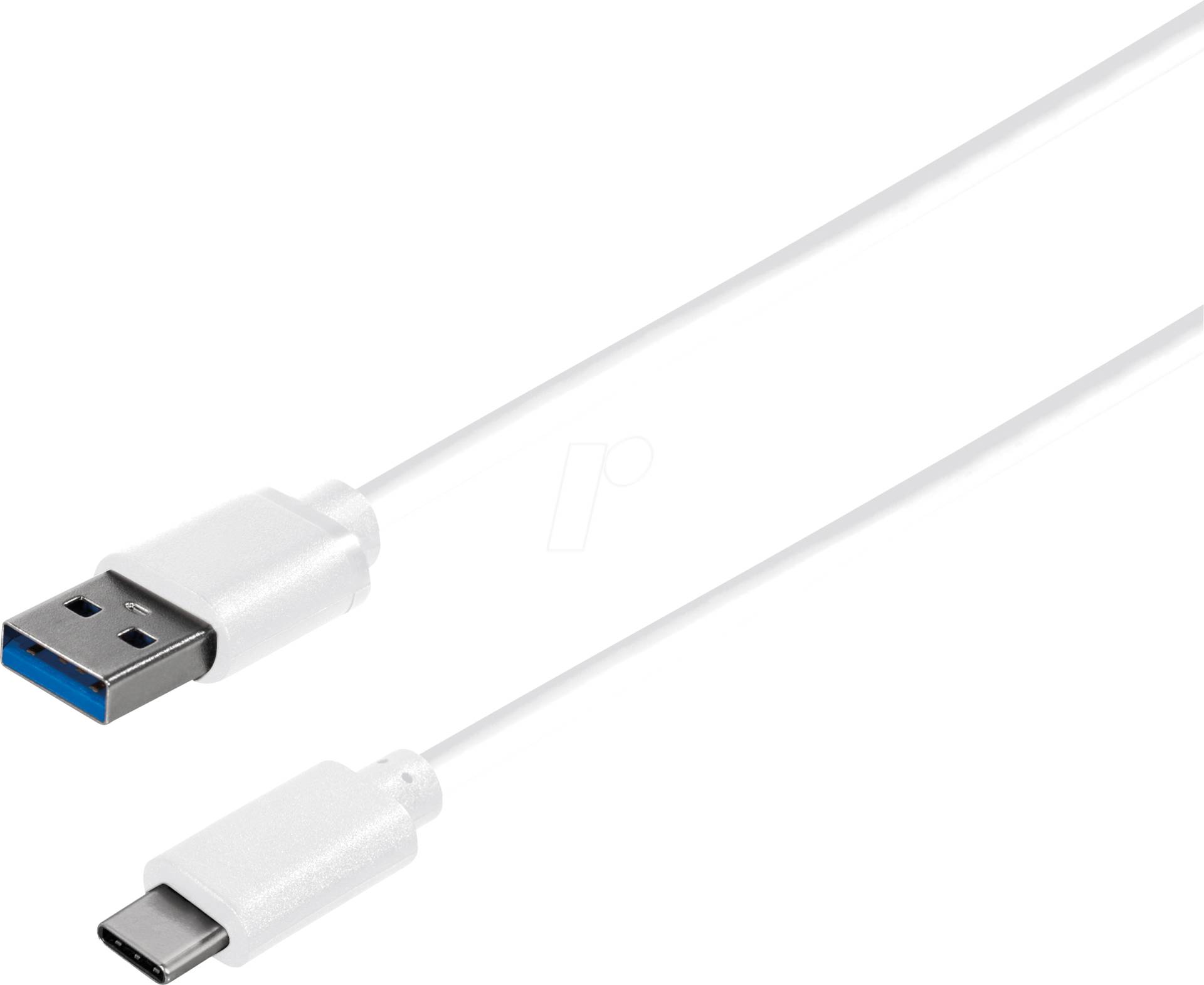 MATR C530-1WL - USB 3.0 Kabel, A Stecker auf C Stecker, weiß, 1 m von MAXTRACK