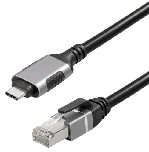 MAXTRACK USB C LAN Adapter – C541-1L, LAN Adapter USB-C auf RJ45, USB Ethernet Adapter 1 Gbit/s, Kompatibel mit MacBook, Notebooks, mobilen Geräten, Metalloptik, Portable & Schlank, Plug & Play von MAXTRACK