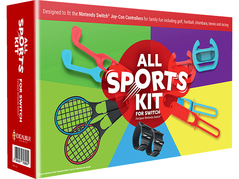MAXX TECH Sports All Sport Kit, Zubehör für Nintendo Switch, Mehrfarbig von MAXX TECH
