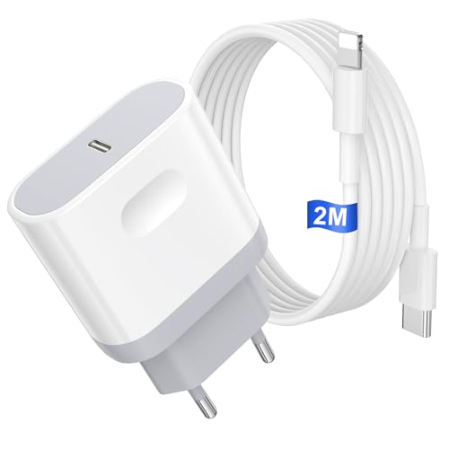 MAXZIQF iPhone Schnellladegerät und Schnellladekabel for iPhone 14/14 Pro/14 Pro Max/14 Plus 13 12 11 SE XR X XS 8, 20W USB C Ladegerät 2M Ladekabel Stecker Netzteil Power Adapter Ladestecker Netzs MAXZIQF iPhone Schnellladegerät und Schnellladekabel for iPhone 14/14 Pro/14 Pro Max/14 Plus 13 12 11 SE XR X XS 8, 20W USB C Ladegerät 2M Ladekabel Stecker Netzteil Power Adapter Ladestecker Netzs von MAXZIQF