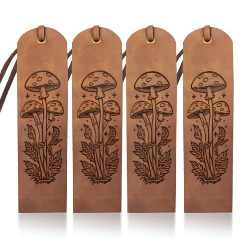 MAYJOYDIY 4 Pilz Leder Lesezeichen Handgefertigtes Leder Lesezeichen 5 × 18cm Fantasie Pilzgras Klassische Vintage Buchseitenmarker Für Männer Und Frauen Buchliebhaber Leser Schriftsteller Geschenke MAYJOYDIY 4 Pilz Leder Lesezeichen Handgefertigtes Leder Lesezeichen 5 × 18cm Fantasie Pilzgras Klassische Vintage Buchseitenmarker Für Männer Und Frauen Buchliebhaber Leser Schriftsteller Geschenke von MAYJOYDIY