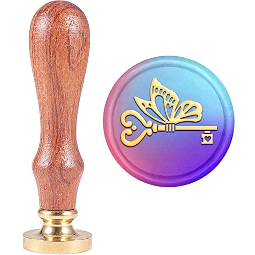 MAYJOYDIY Schmetterling Wachssiegelstempel 25mm Tasten Wachs Siegelstempel Vintage Abnehmbarer Messingstempelkopf Mit Holzgriff Für Hochzeitseinladung Umschlag Geburtstag Geschenk Dekoration MAYJOYDIY Schmetterling Wachssiegelstempel 25mm Tasten Wachs Siegelstempel Vintage Abnehmbarer Messingstempelkopf Mit Holzgriff Für Hochzeitseinladung Umschlag Geburtstag Geschenk Dekoration von MAYJOYDIY