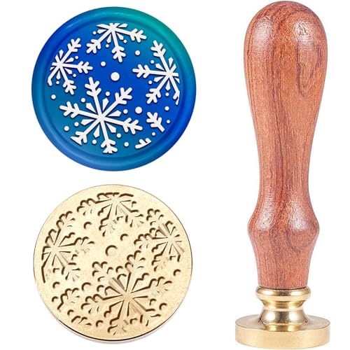 MAYJOYDIY Schneeflocke Wachs Siegelstempel Weihnachtlicher Wachssiegelstempel 25mm Vintage Abnehmbarer Messingstempelkopf Mit Holzgriff Für Hochzeitseinladung Umschlag Geburtstag Geschenk Dekoration MAYJOYDIY Schneeflocke Wachs Siegelstempel Weihnachtlicher Wachssiegelstempel 25mm Vintage Abnehmbarer Messingstempelkopf Mit Holzgriff Für Hochzeitseinladung Umschlag Geburtstag Geschenk Dekoration von MAYJOYDIY
