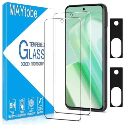 MAYtobe 2+2 Stück Schutzfolie für Google Pixel 8A und Kameraschutz, Frei von Kratzern, 9H Härte Glas, 0.33mm Ultra-Klar Displayschutzfolie, Blasenfrei, Einfach Installieren MAYtobe 2+2 Stück Schutzfolie für Google Pixel 8A und Kameraschutz, Frei von Kratzern, 9H Härte Glas, 0.33mm Ultra-Klar Displayschutzfolie, Blasenfrei, Einfach Installieren von MAYtobe