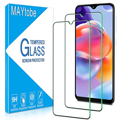 MAYtobe [2 Stück] Schutzfolie für Samsung Galaxy A20e, Frei von Kratzern, HD Displayschutzfolie, Blasenfrei, 9H Härte Glas, Ultrabeständig, Einfaches Anbringung, 0.33mm Ultra-Klar von MAYtobe