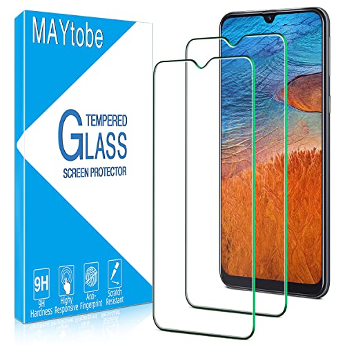 MAYtobe 2 Stück Schutzfolie für Samsung Galaxy A40, Anti-Kratzen, 9H Härte, Blasenfrei, Ultrabeständig, 0,33mm Ultra-Klar Glas Displayschutzfolie, Einfaches Anbringung von MAYtobe